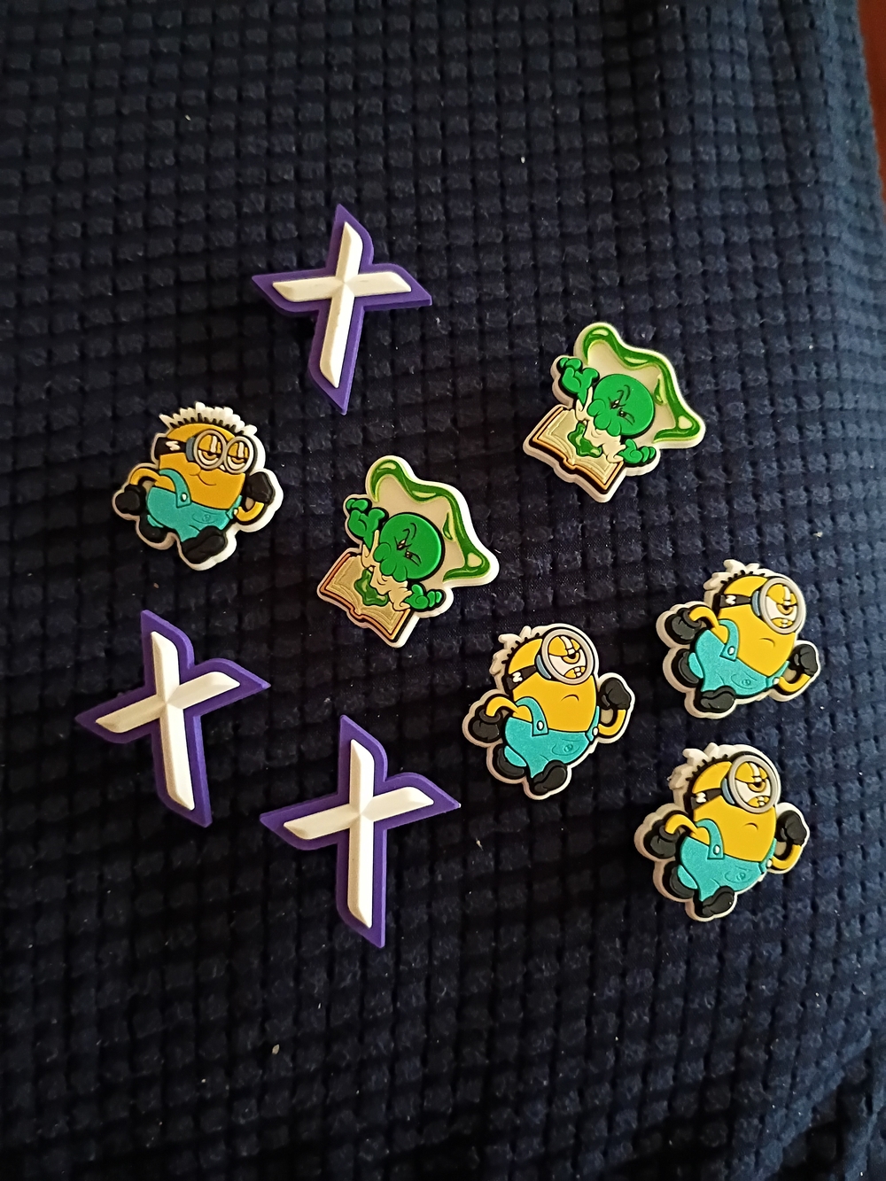 Cute Cartoon Shoe Charms - Yellow, Teal, Green & Purple
